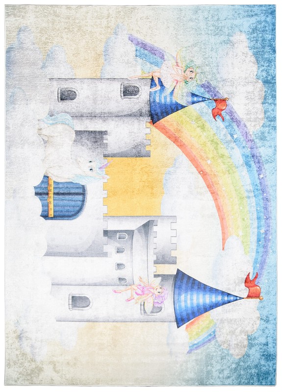 Dywan dziecięcy bajkowy zamek 2654 PRINT EMMA _dywanywitek_pl_