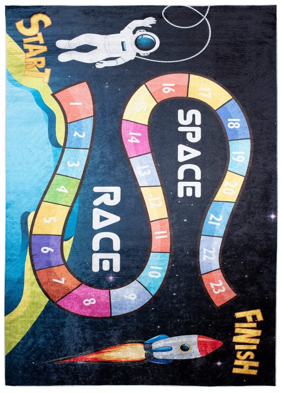 Dywan dla dzieci kosmiczna gra 2659 PRINT EMMA _dywanywitek_pl_