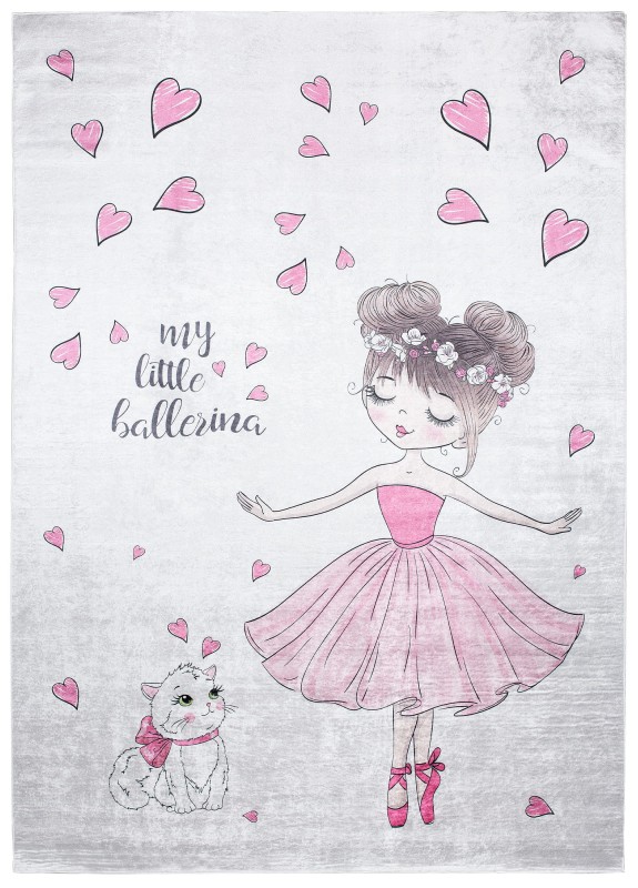 Dywan dla dziewczynki balerina 2701 PRINT EMMA _dywanywitek_pl_