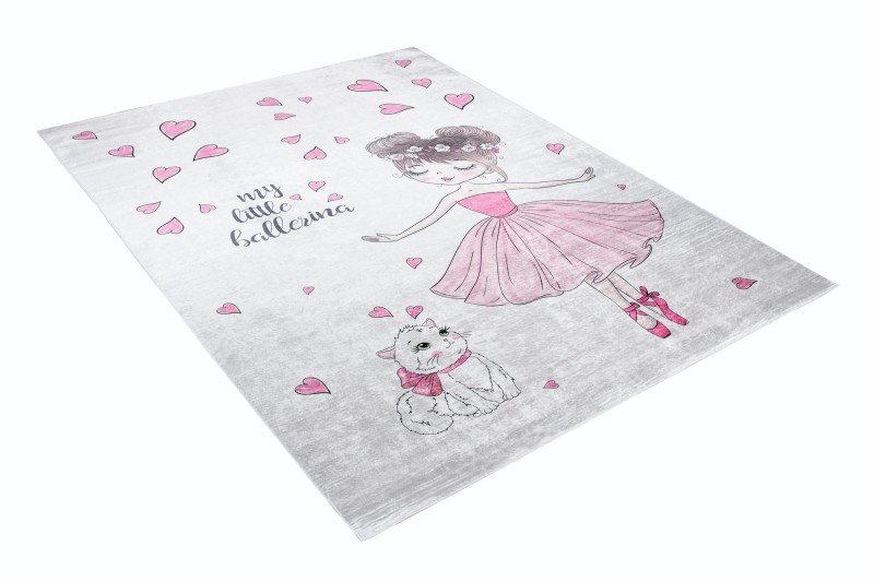 Dywan dla dziewczynki balerina 2701 PRINT EMMA - zdj. 3