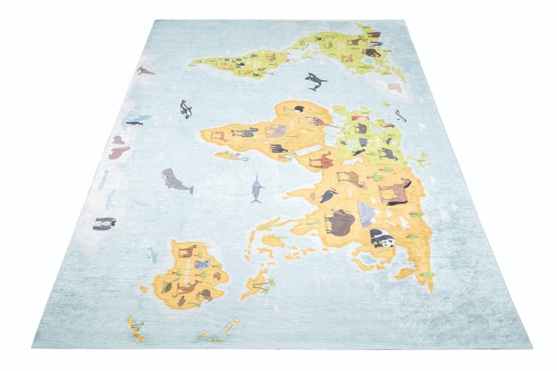 Dywan dla dzieci mapa kontynenty 2763 PRINT EMMA_dywanywitek_pl_3