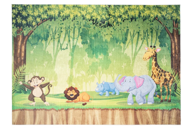 Dywan dla dzieci zoo wesołe zwierzęta 2649 PRINT EMMA _dywanywitek_pl_2