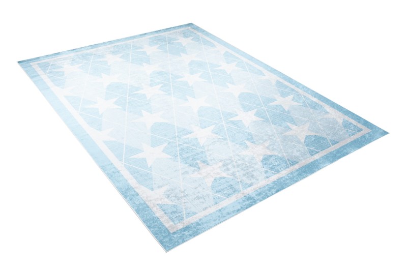 Niebieski dywan dla nastolatka 23691 PRINT EMMA _dywanywitek_pl_3