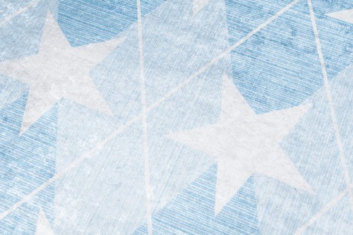 Niebieski dywan dla nastolatka 23691 PRINT EMMA _dywanywitek_pl_4