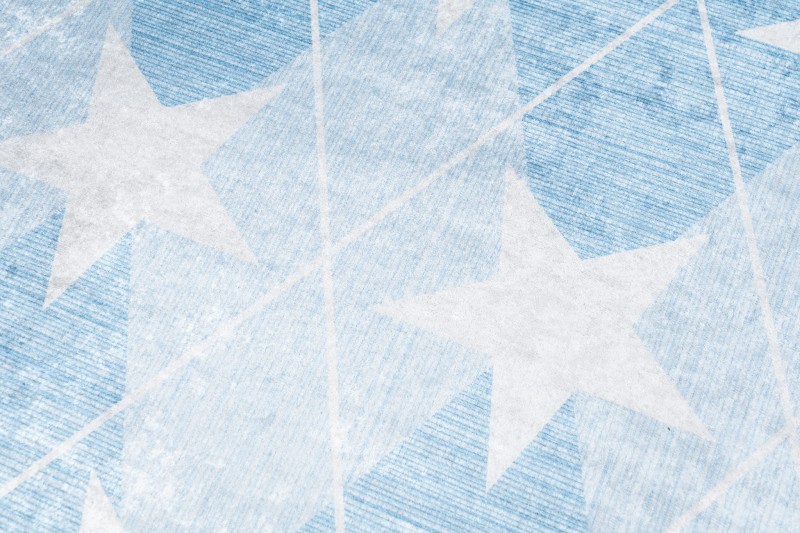 Niebieski dywan dla nastolatka 23691 PRINT EMMA _dywanywitek_pl_4