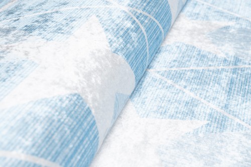 Niebieski dywan dla nastolatka 23691 PRINT EMMA _dywanywitek_pl_5