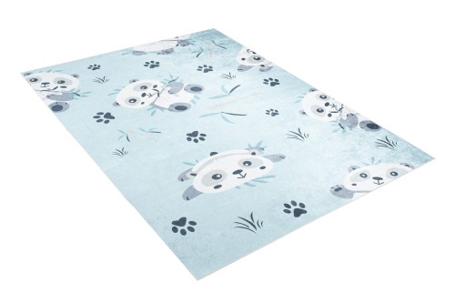 Niebieski dywan z pandami 36460 PRINT EMMA_dywanywitek_pl_3