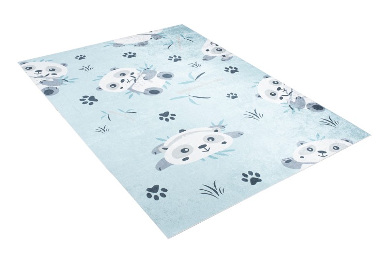Niebieski dywan z pandami 36460 PRINT EMMA_dywanywitek_pl_3