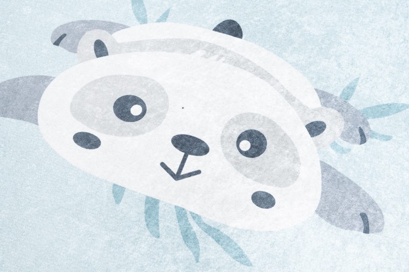 Niebieski dywan z pandami 36460 PRINT EMMA_dywanywitek_pl_4