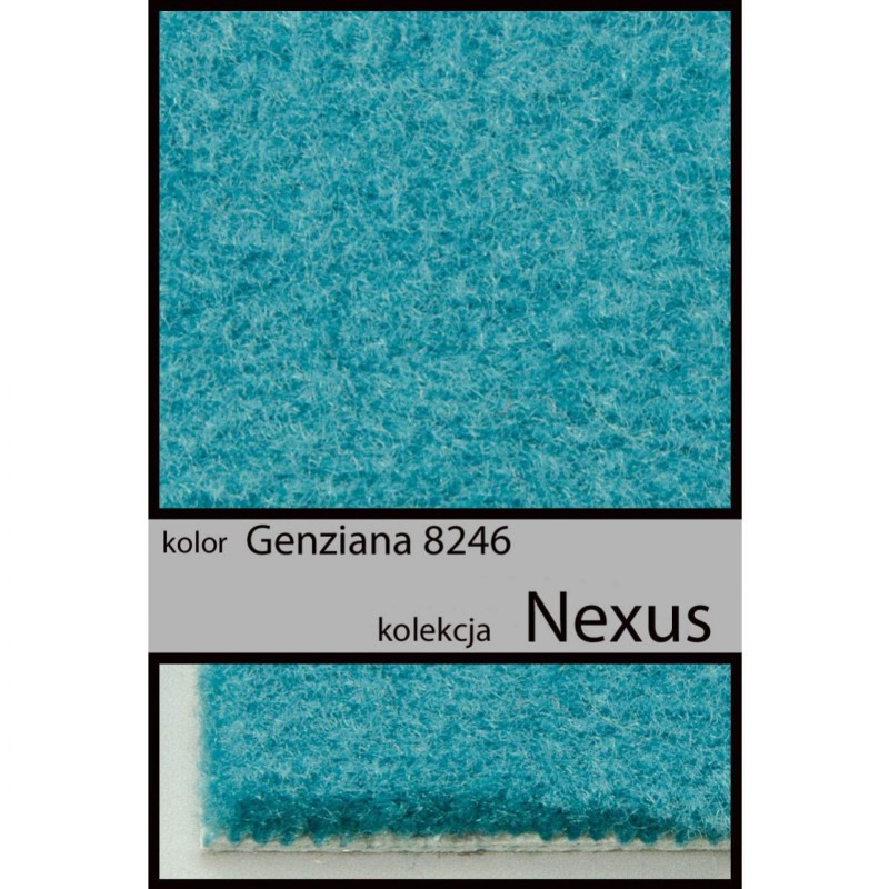 Wykładzina dywanowa NEXUS genziana _dywanywitek_pl_