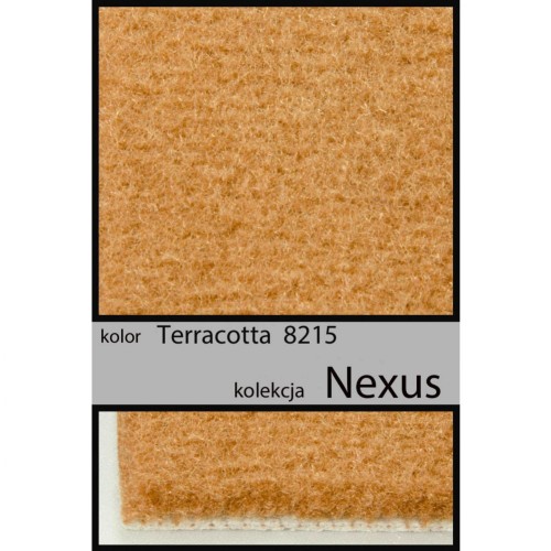 Wykładzina dywanowa NEXUS terracotta 8215 4m